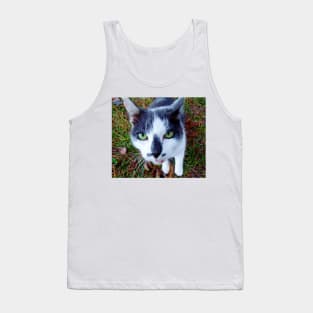 Green Eyed Pussy Cat Tank Top